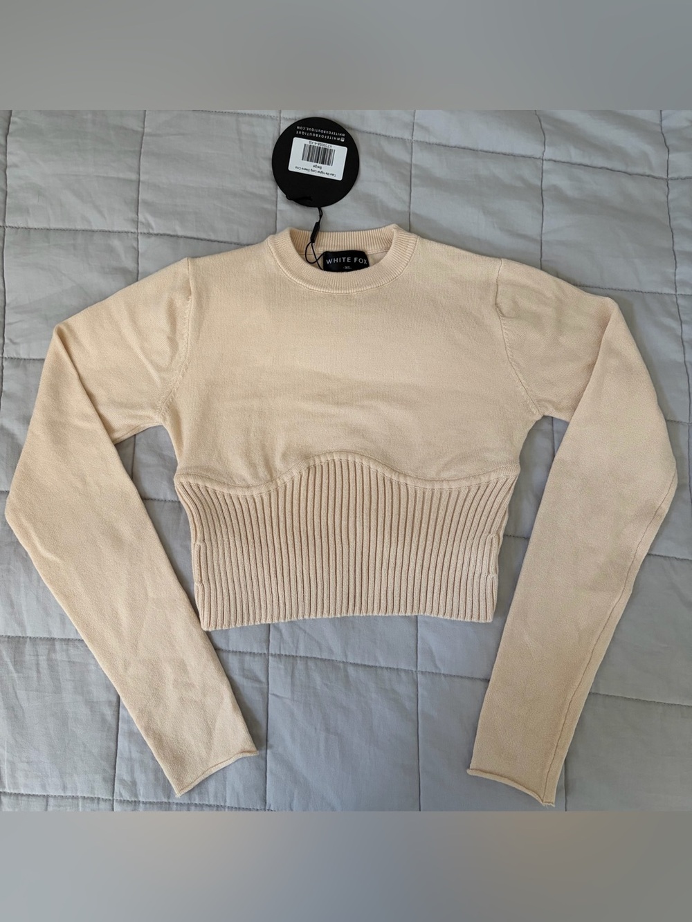 White Fox Boutique Take Me Higher Long Sleeve Crop
